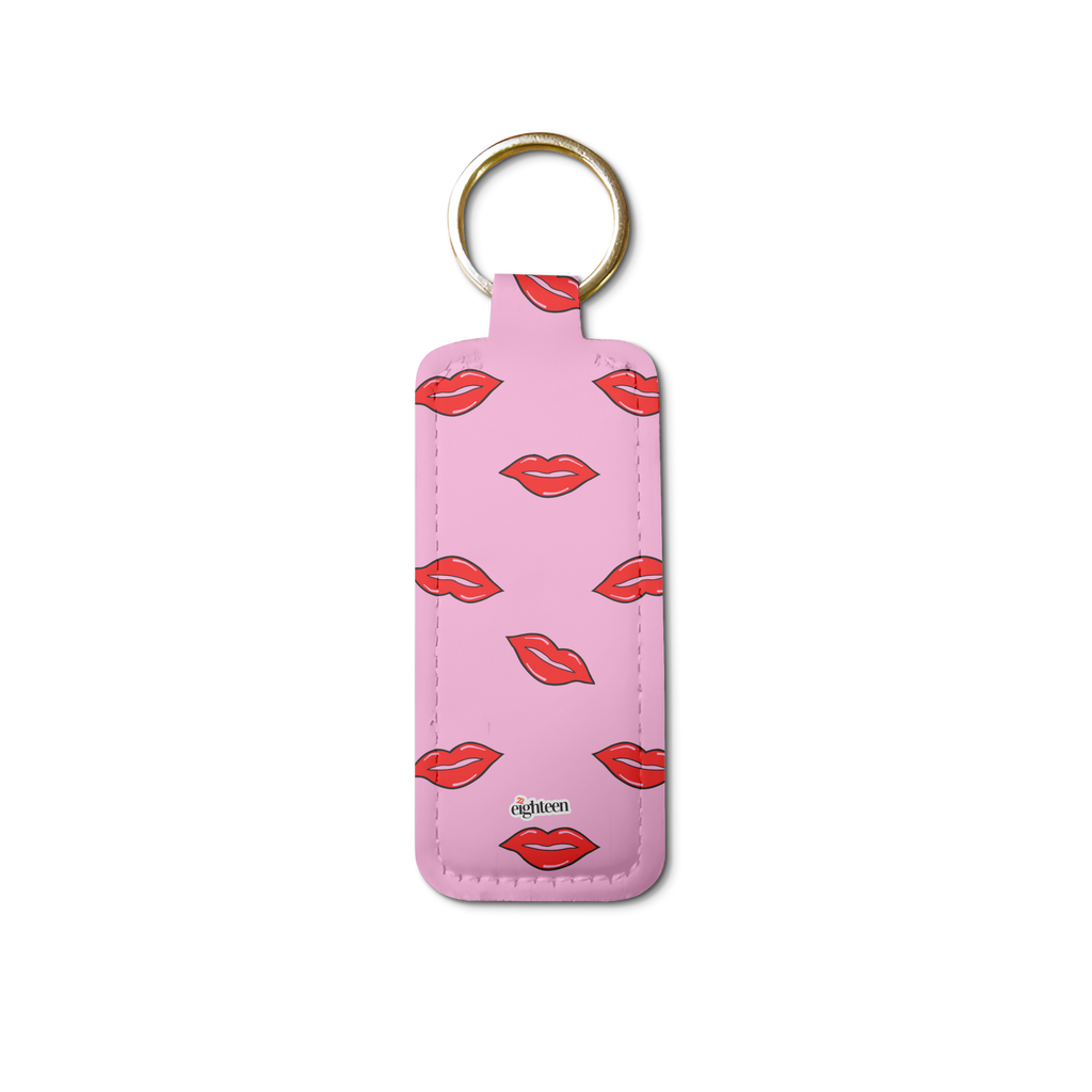 Kiss, Kiss Lip Balm Pouch Keychain