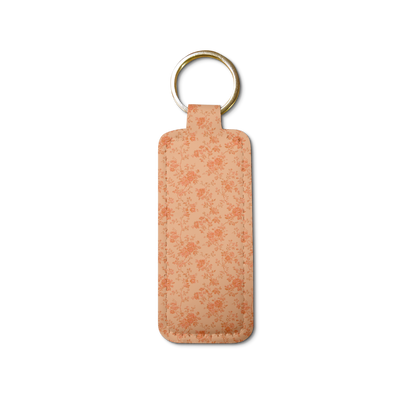 Brown Sugar Bloom  Lip Balm Pouch Keychain