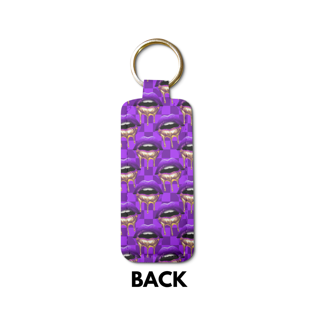 Ms Pouty Lip Balm Pouch Keychain