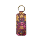 Gilded Dreams Lip Balm Pouch Keychain