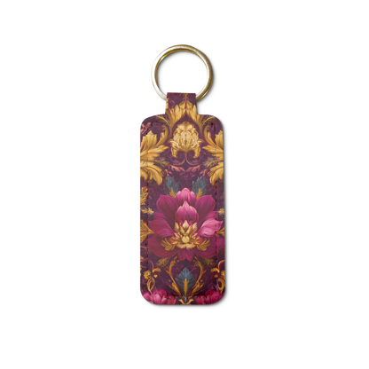 Gilded Dreams Lip Balm Pouch Keychain