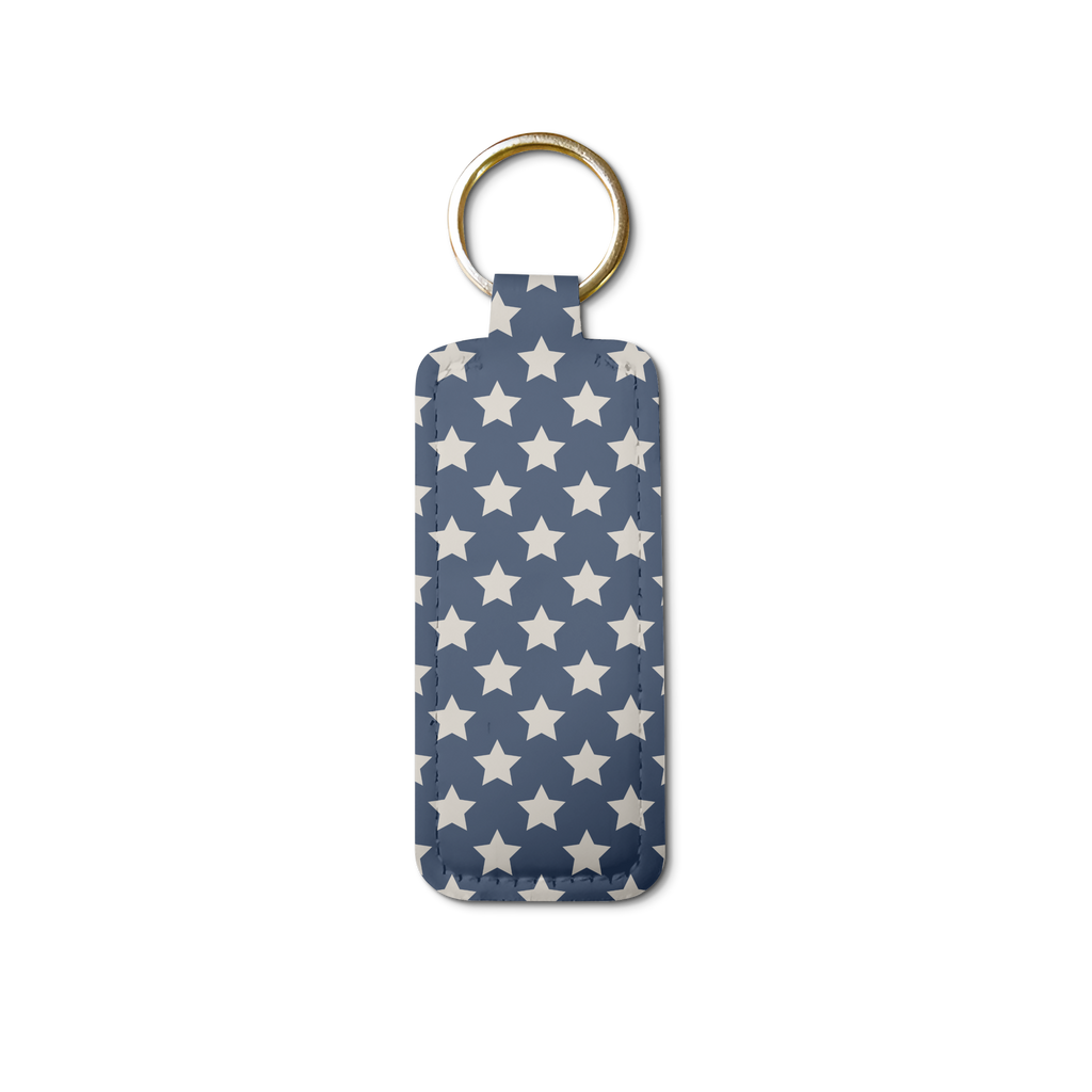 Country Star Lip Balm Pouch Keychain