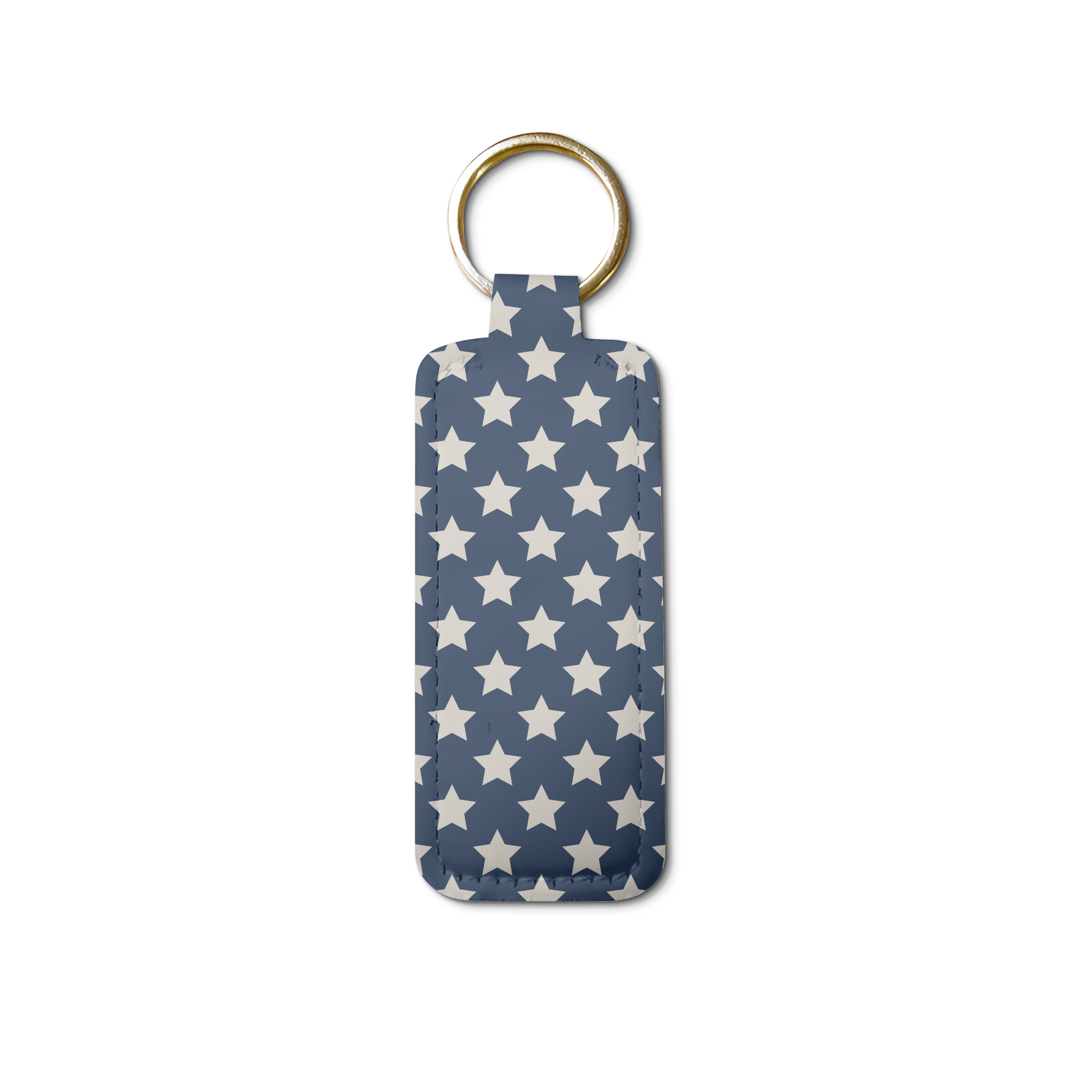 Country Star Lip Balm Pouch Keychain