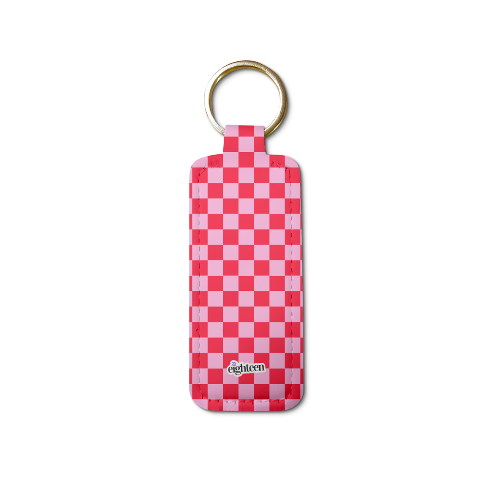 Check Mate Lip Balm Pouch Keychain