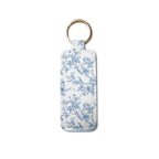 Porcelain Bloom Lip Balm Pouch Keychain