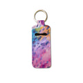 Nebula Glow Lip Balm Pouch Keychain
