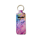 Nebula Glow Lip Balm Pouch Keychain