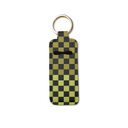 Split the Check Lip Balm Pouch Keychain