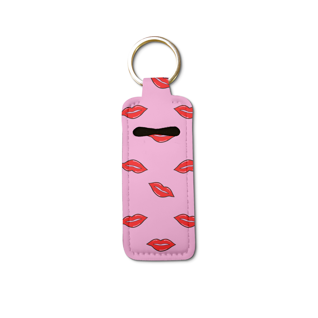 Kiss, Kiss Lip Balm Pouch Keychain