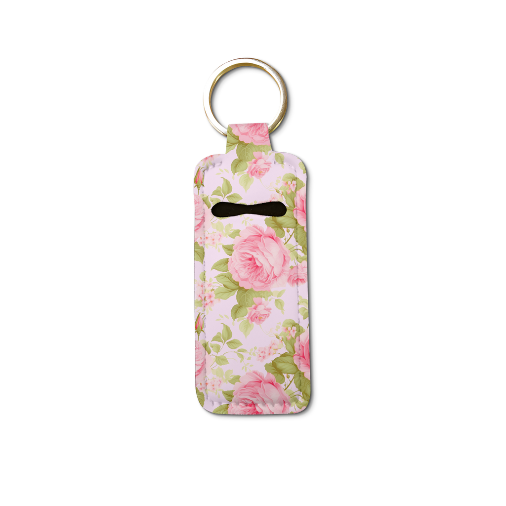 Forever Floral Lip Balm Pouch Keychain
