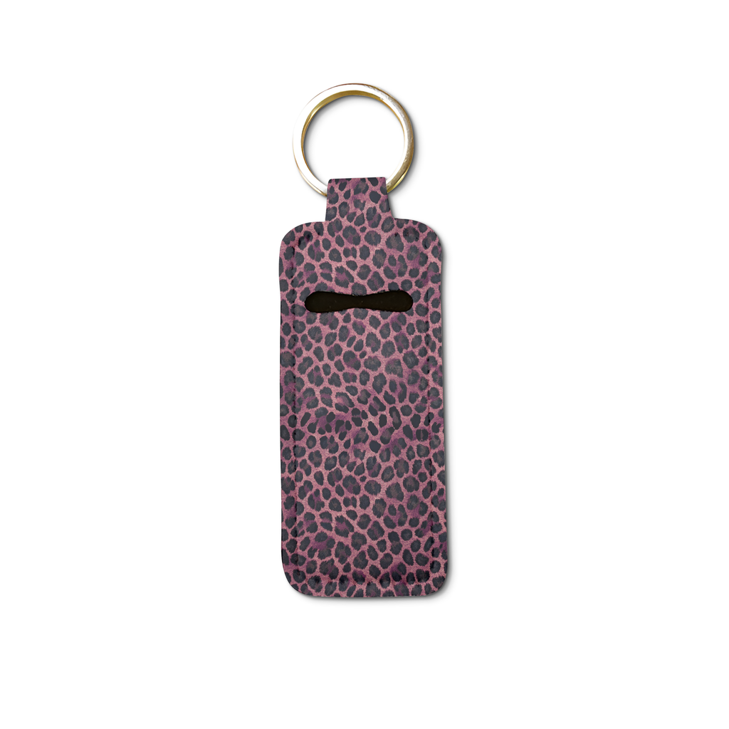 Midnight Plum Lip Balm Pouch Keychain