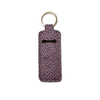 Midnight Plum Lip Balm Pouch Keychain