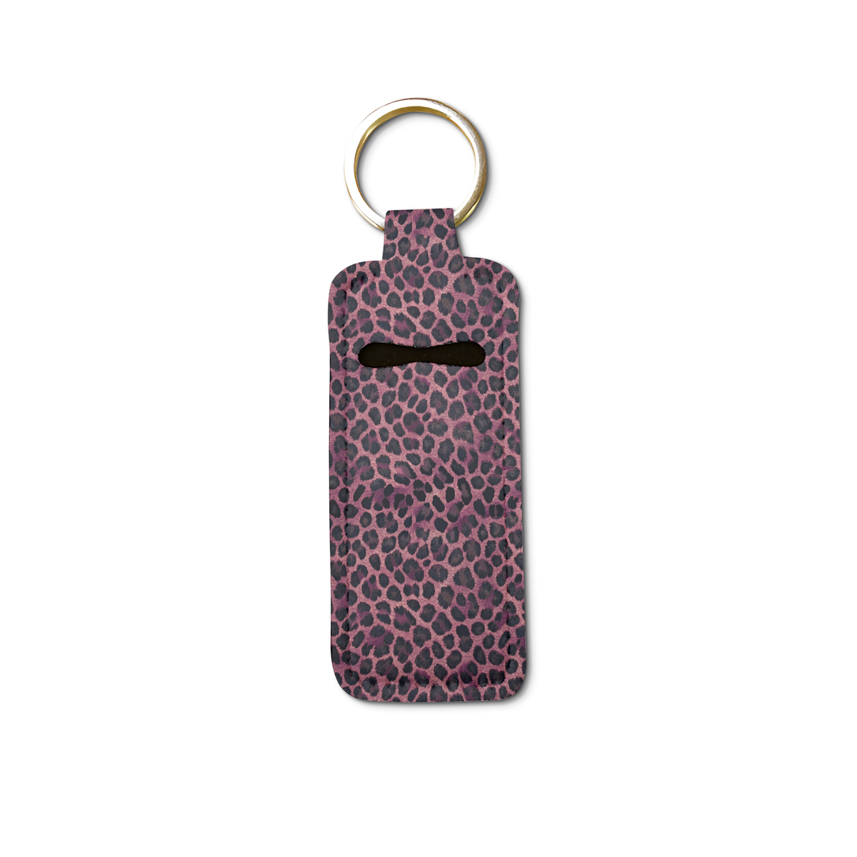 Midnight Plum Lip Balm Pouch Keychain
