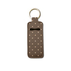 Dot Theory: Brownie Lip Balm Pouch Keychain