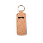 Brown Sugar Bloom  Lip Balm Pouch Keychain