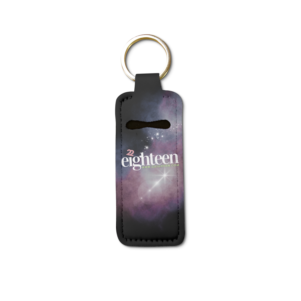 Custom Lip Balm Pouch Keychain