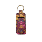 Gilded Dreams Lip Balm Pouch Keychain