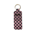 Split the Check Lip Balm Pouch Keychain