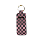 Split the Check Lip Balm Pouch Keychain