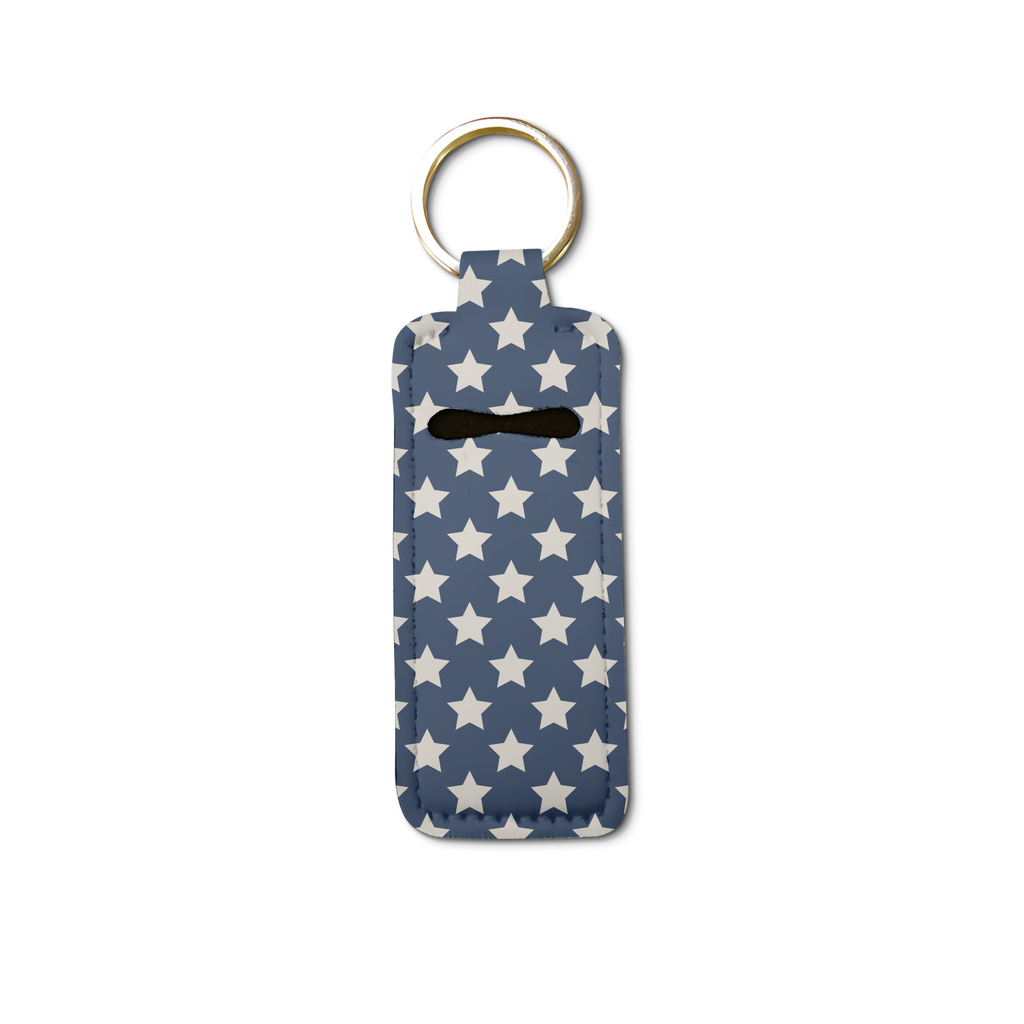 Country Star Lip Balm Pouch Keychain