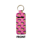 Ms Pouty Lip Balm Pouch Keychain