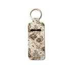 Cocoa Bloom Lip Balm Pouch Keychain