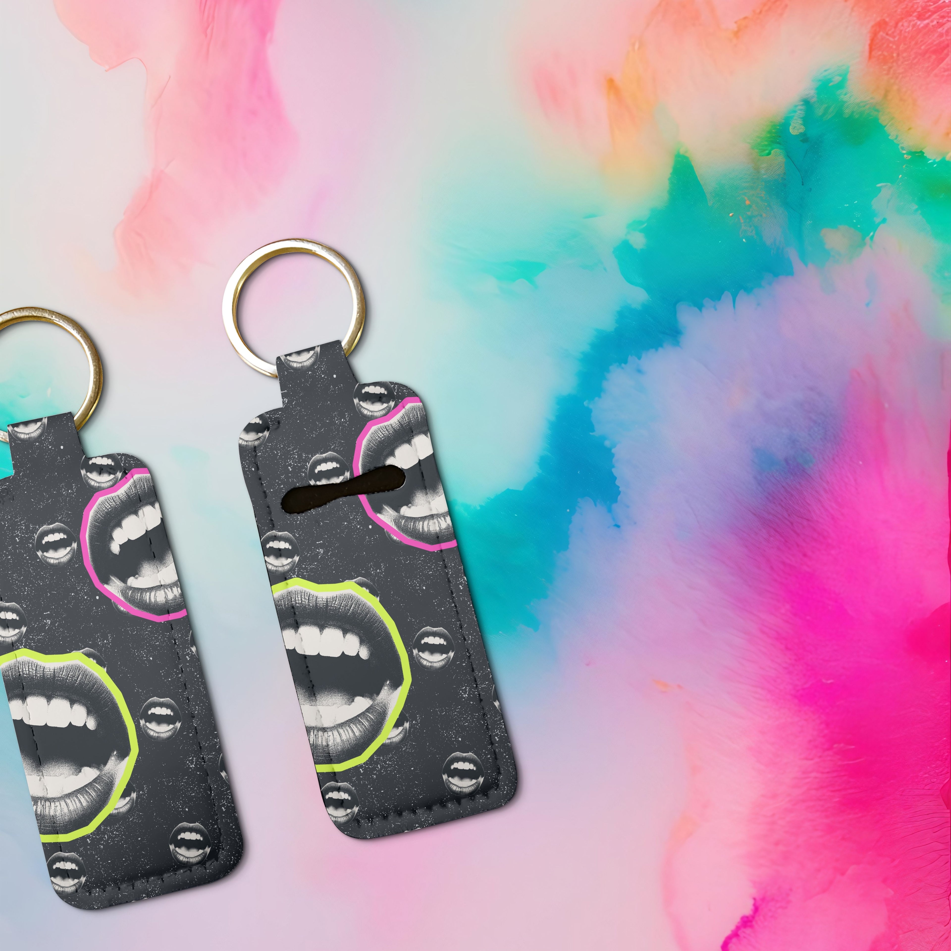 Lip Service Lip Balm Pouch Keychain
