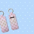 Velvet Sugar Lip Balm Pouch Keychain