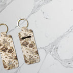 Cocoa Bloom Lip Balm Pouch Keychain