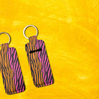 Wild Heat Lip Balm Pouch Keychain