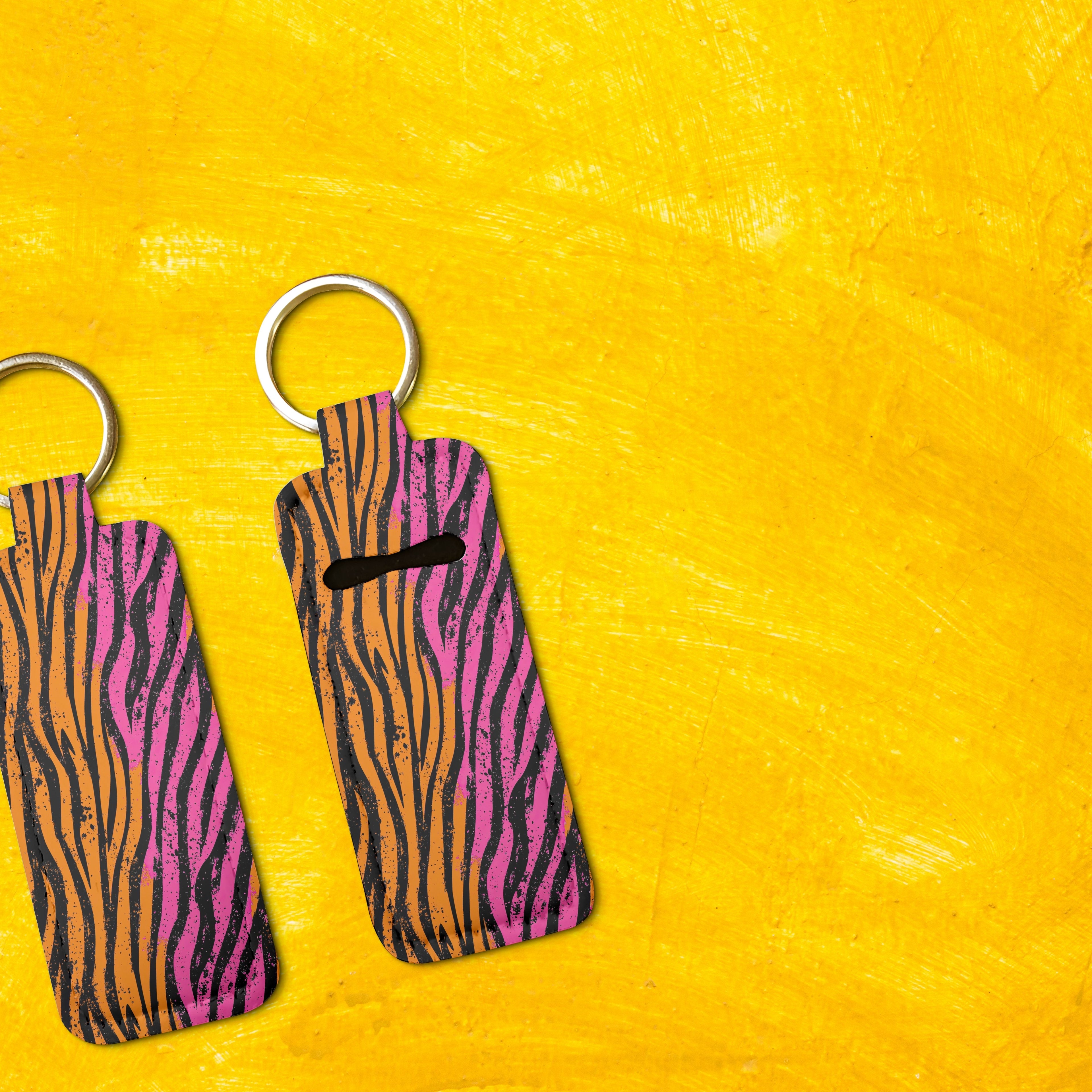 Wild Heat Lip Balm Pouch Keychain