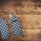 Country Star Lip Balm Pouch Keychain