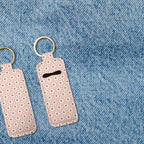 Pink Rodeo Lip Balm Pouch Keychain