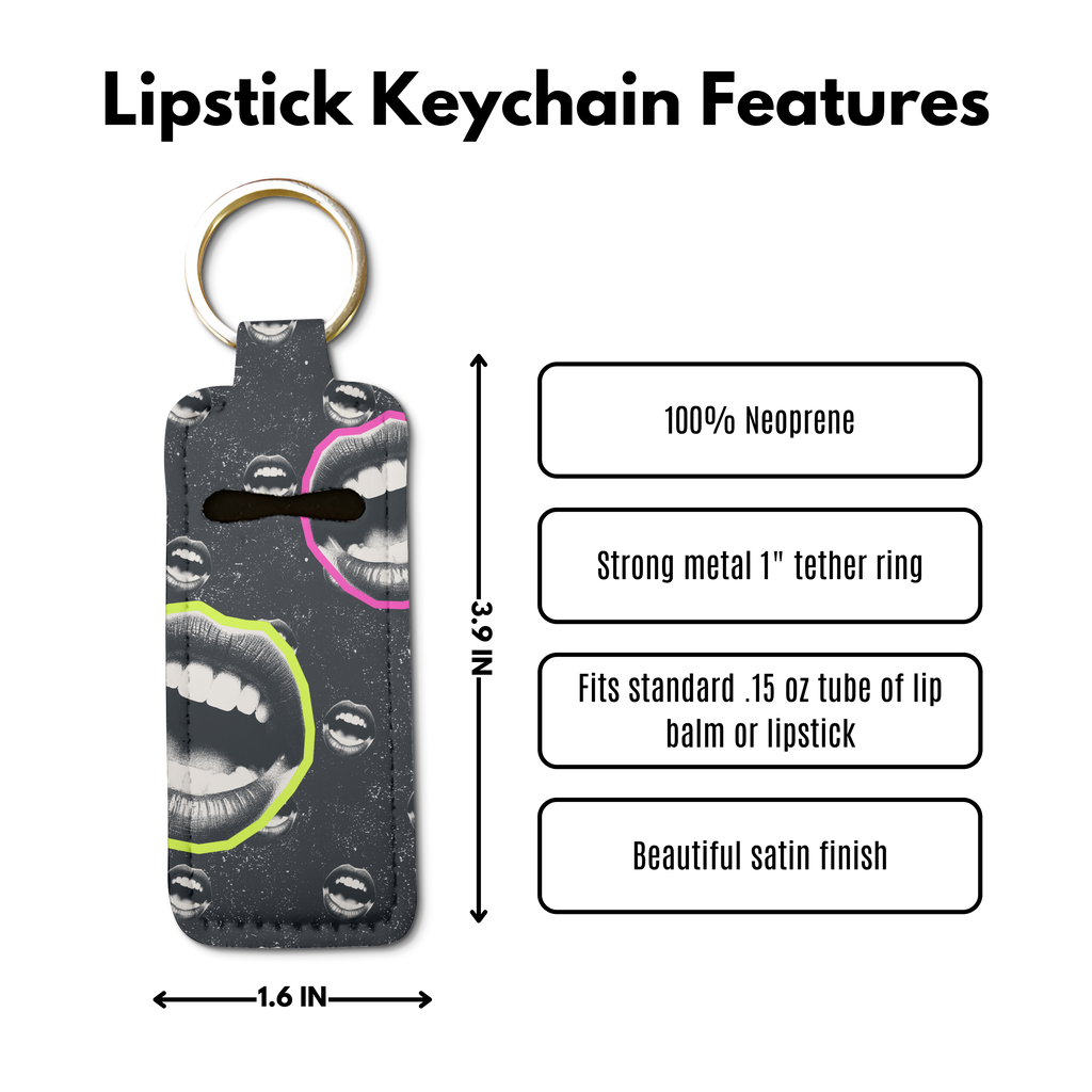 Lip Service Lip Balm Pouch Keychain