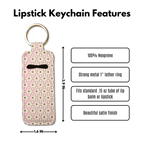 Pink Rodeo Lip Balm Pouch Keychain