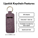 Midnight Plum Lip Balm Pouch Keychain