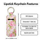 Forever Floral Lip Balm Pouch Keychain