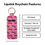 Ms Pouty Lip Balm Pouch Keychain