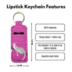 Big Ferocious Lip Balm Pouch Keychain