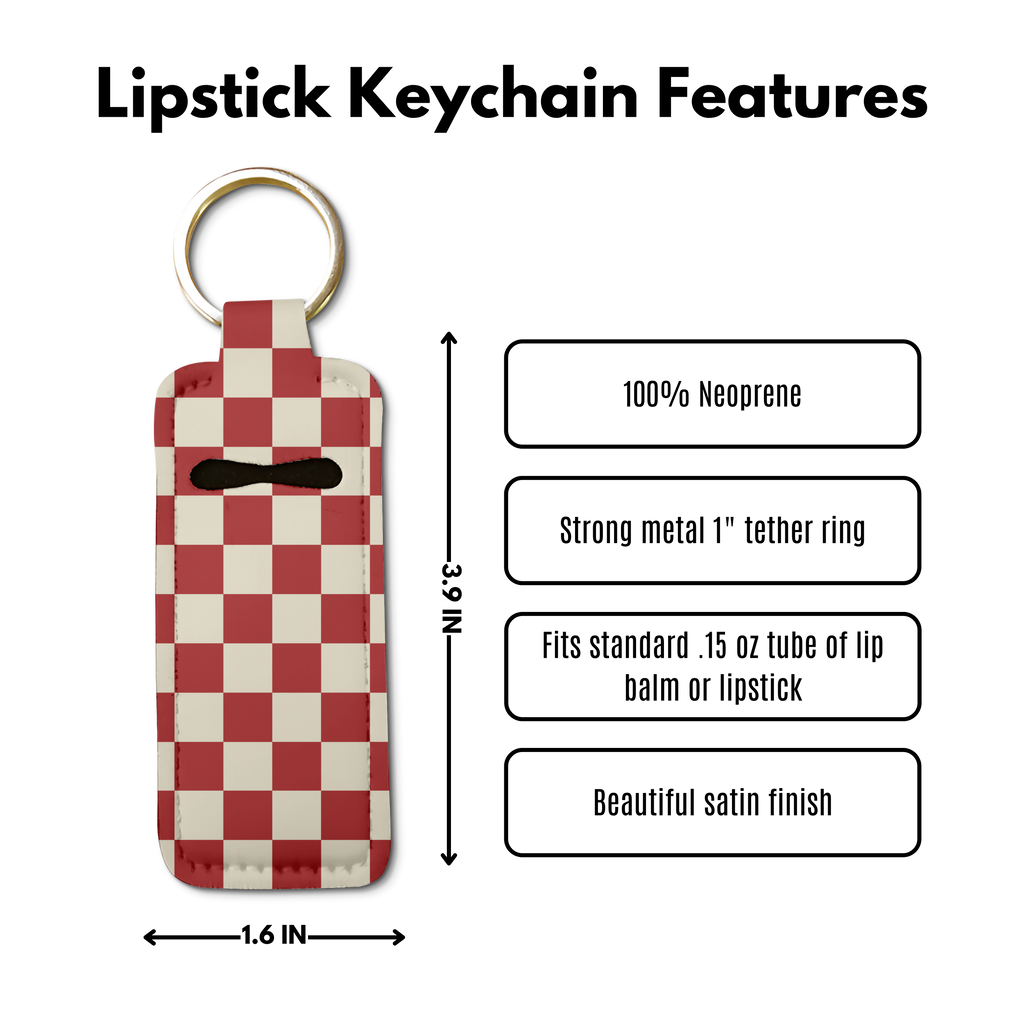Check, Please! Lip Balm Pouch Keychain