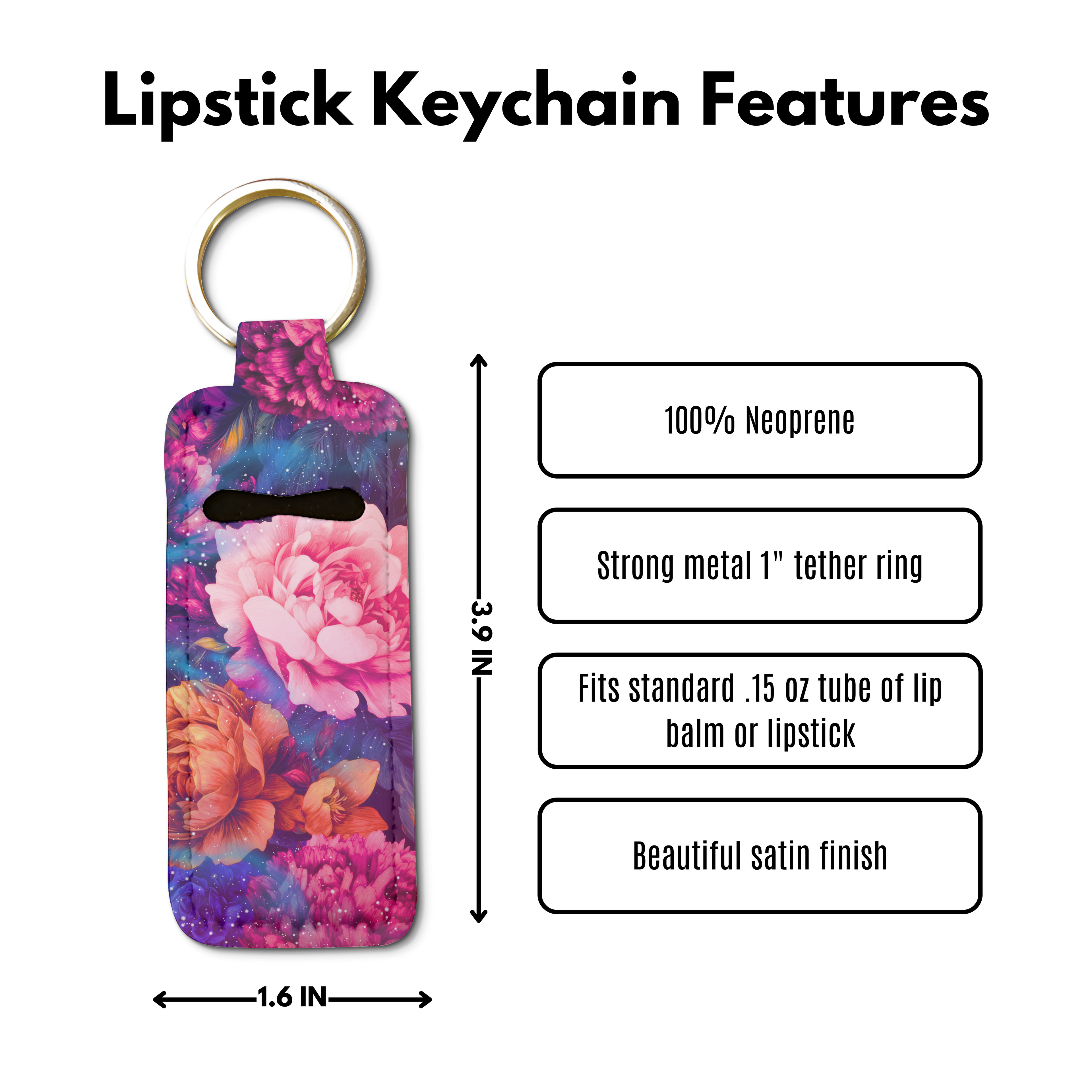 Sweet Taboo Lip Balm Pouch Keychain