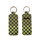 Split the Check Lip Balm Pouch Keychain