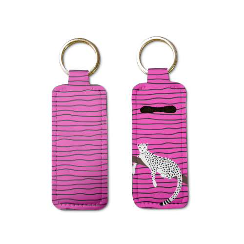 Big Ferocious Lip Balm Pouch Keychain