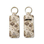 Cocoa Bloom Lip Balm Pouch Keychain