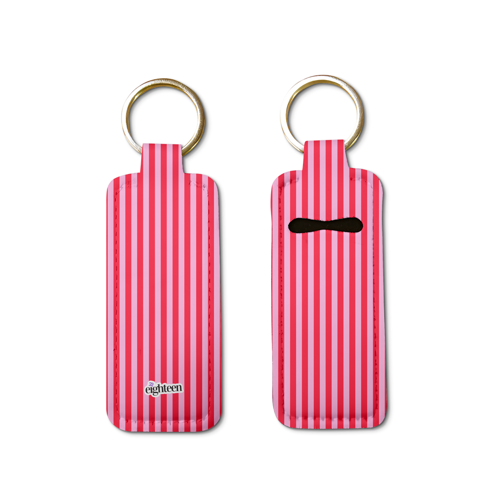 Heartline Lip Balm Pouch Keychain