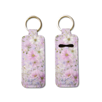 Lilac Whisper Lip Balm Pouch Keychain