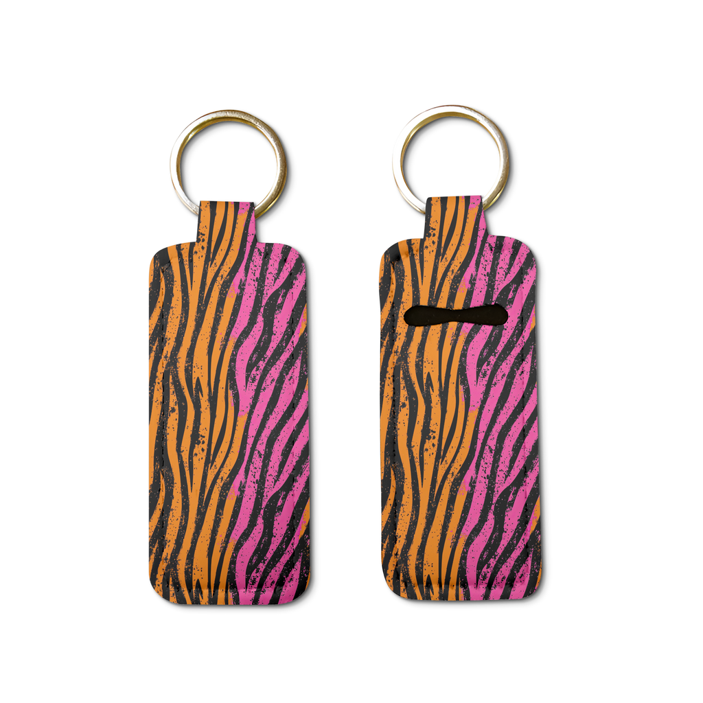Wild Heat Lip Balm Pouch Keychain