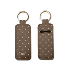 Dot Theory: Brownie Lip Balm Pouch Keychain