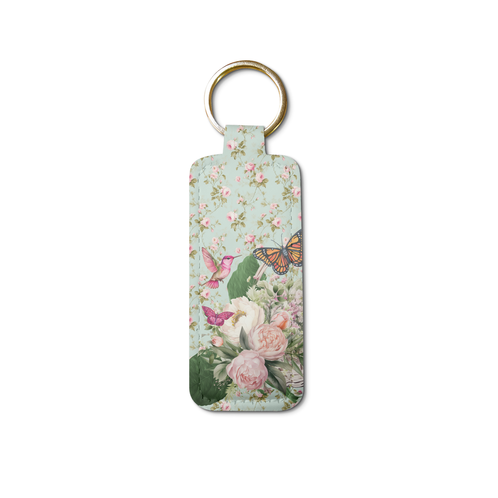 Botanic Bliss Lip Balm Pouch Keychain