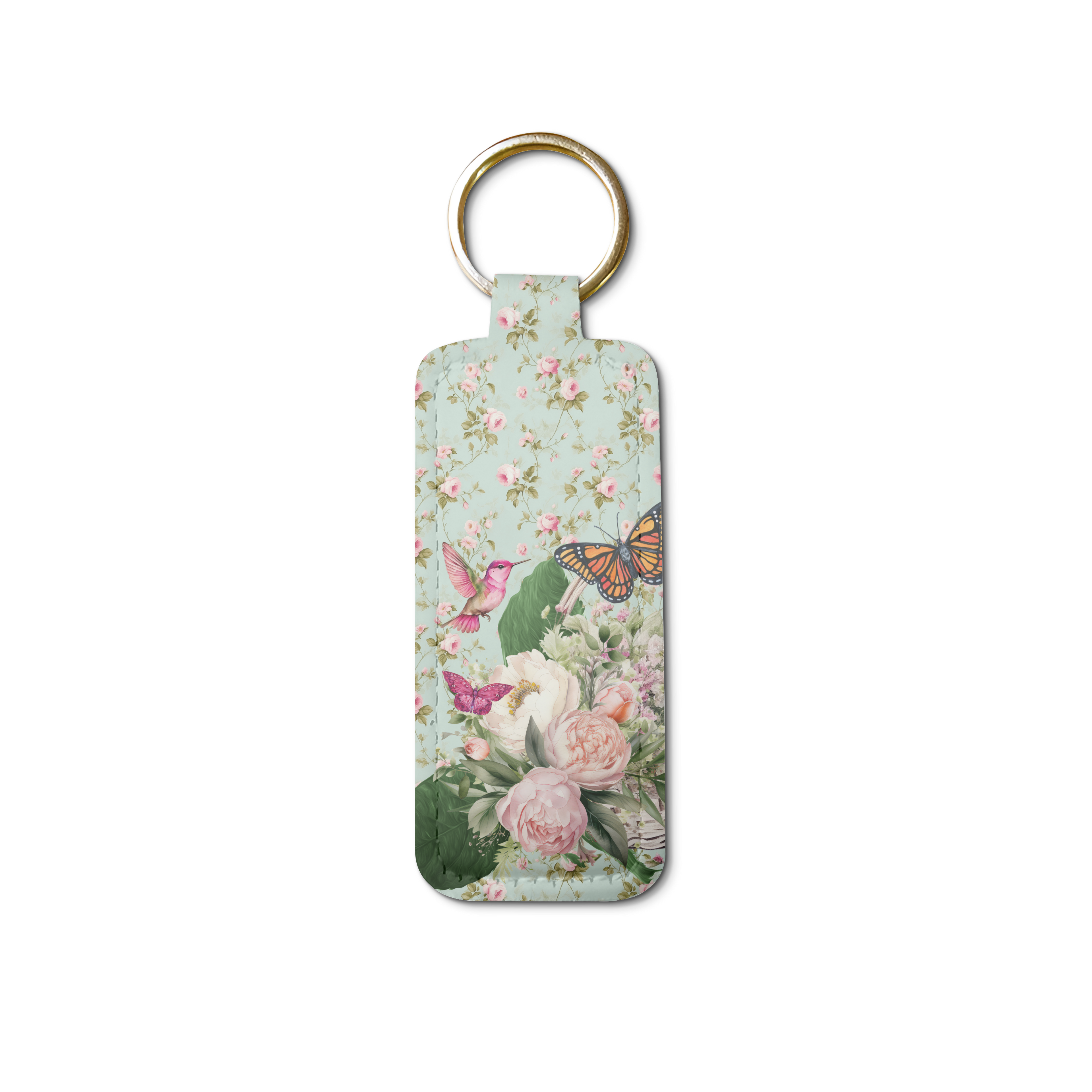 Botanic Bliss Lip Balm Pouch Keychain